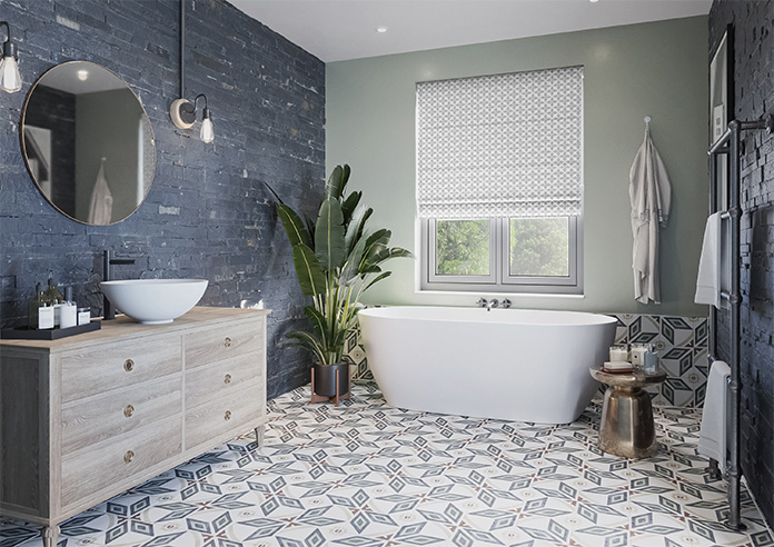 Hexgem, Quartz - Twist&Fit Roman Blind - Image 6